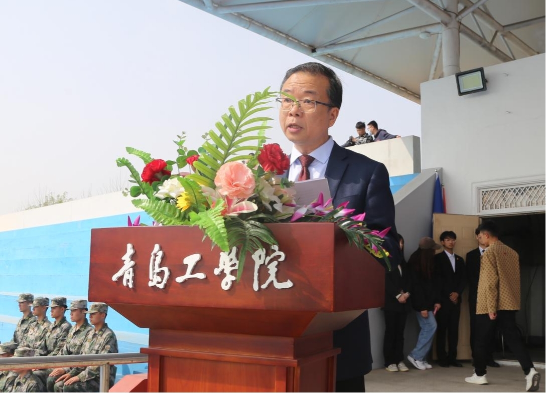 威尼斯城vnsc 2022级新生军训开营仪式暨2023年国家安全主题宣传教育活动启动仪式隆重举行 威尼斯城vnsc 2022级新生军训开营仪式暨2023年国家安全主题宣传教育活动启动仪式隆重举行
