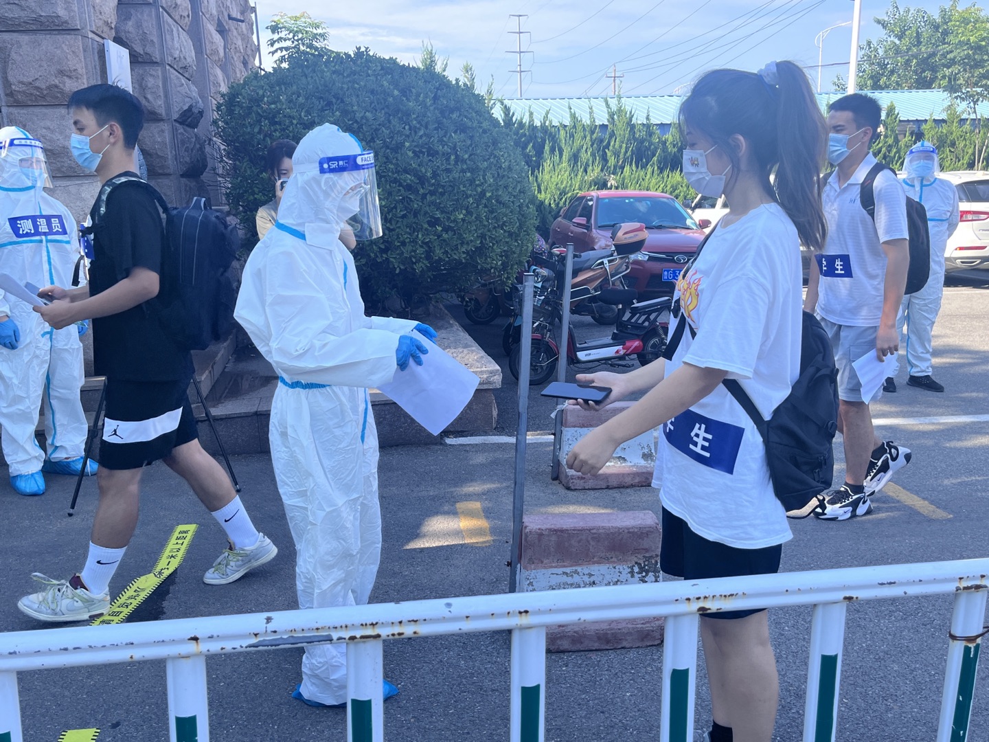 威尼斯城vnsc开展2022年秋季开学前疫情防控演练 威尼斯城vnsc开展2022年秋季开学前疫情防控演练