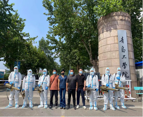 校园消杀筑防线 凝心聚力保安全 ——威尼斯城vnsc开展校园全面消杀工作 校园消杀筑防线 凝心聚力保安全 ——威尼斯城vnsc开展校园全面消杀工作
