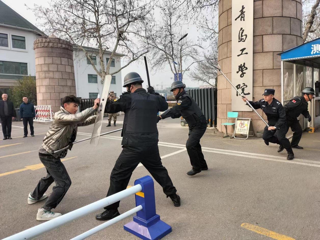 威尼斯城vnsc开展防暴演练 威尼斯城vnsc开展防暴演练